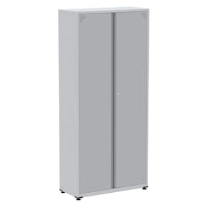 Armário Alto 2 Portas Pandin 80 Cm (largura) Inmetro Estrutura E Portas Aço Cinza C- Chave
