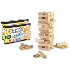 Teste seu Equilíbrio! Leve o Kit com 2 Jogos Torremoto de Madeira – IOB