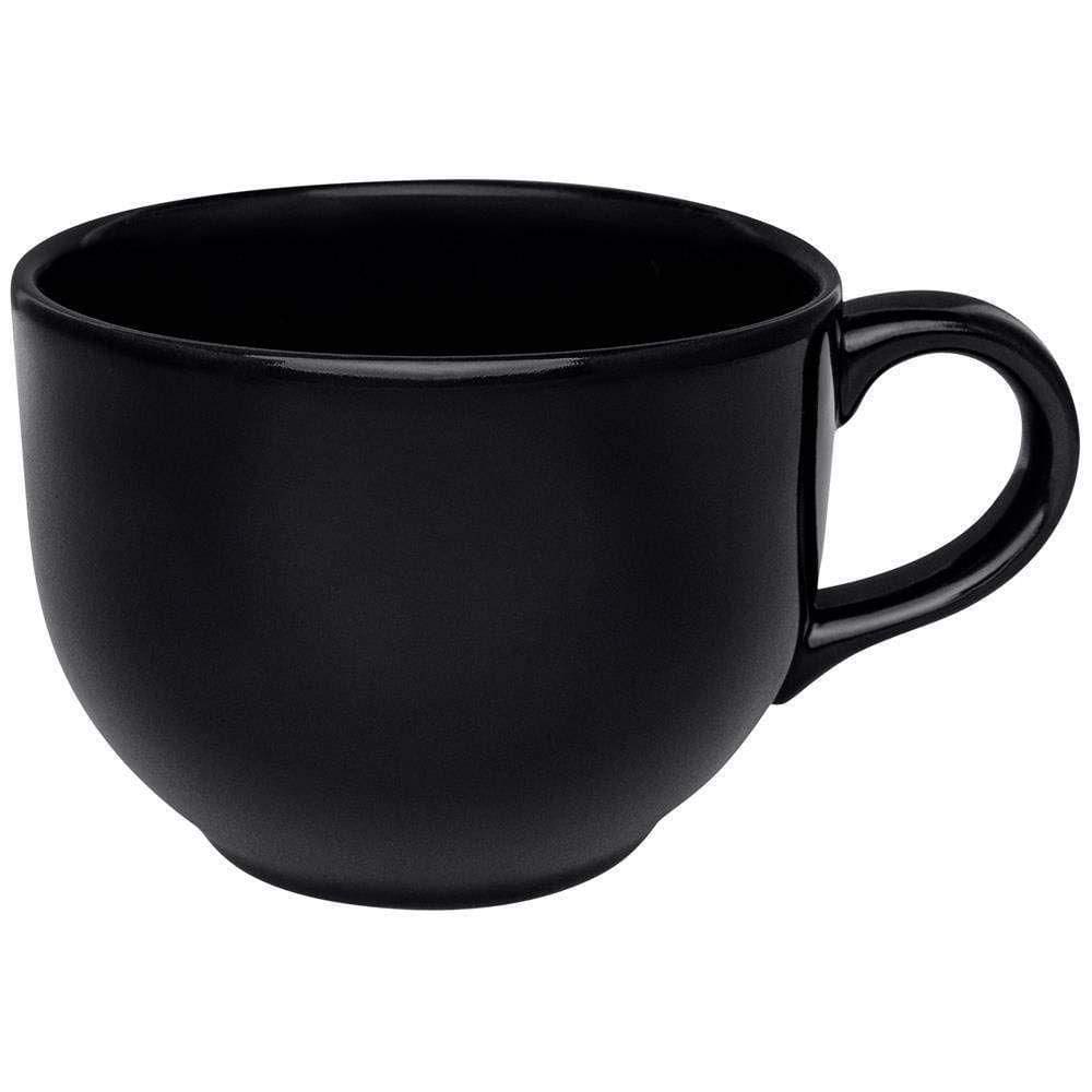 Caneca Jumbo Preta 740ml Oxford para Bebidas Quentes e Frias