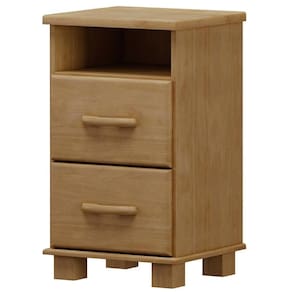 Mesa De Cabeceira 2 Gav Madeira Maciça 44 Cm 2249 Freijo Milani Store