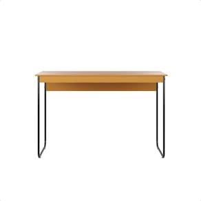 Mesa Para Escritório Escrivaninha Ofiice 120 Cm Metal Criare Canela