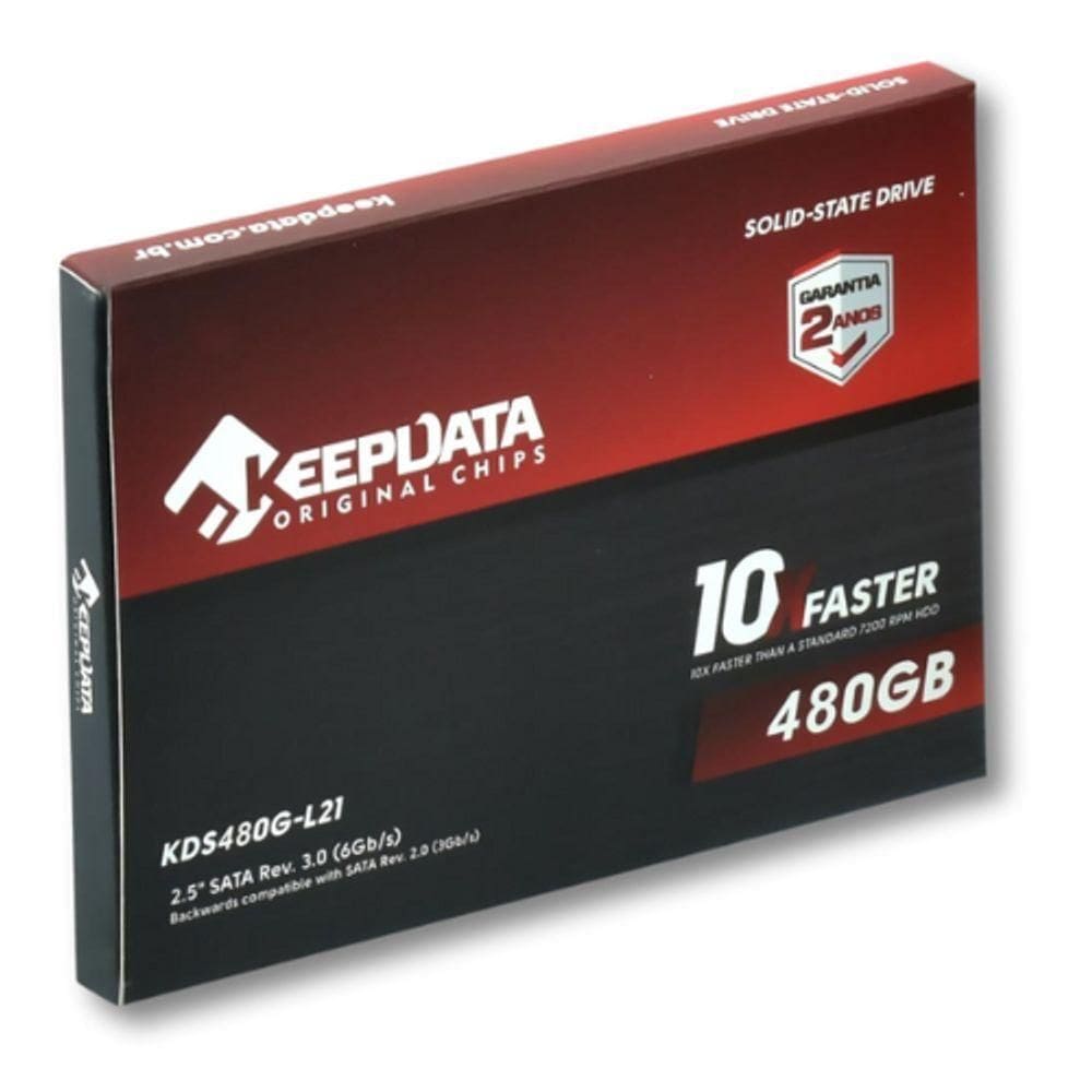 HD SSD 480GB 2.5" Keepdata para Armazenamento Rápido