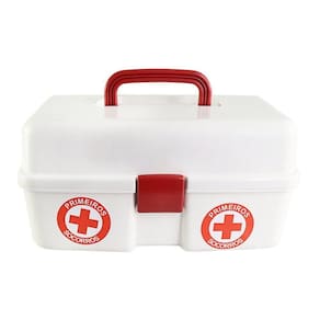 Maleta Primeiros Socorros Compacta Resistente C/ Divisórias