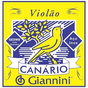 Encordoamento Para Violao Geswb Serie Canario Aco 0.11 Giannini