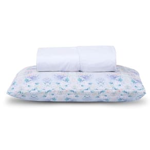 Jogo De Cama Lençol Solteiro Topchick 2 Peças Branco 80% Algodão 20% Poliéster