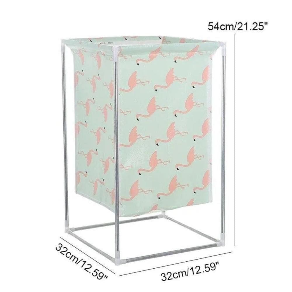 Cesto De Roupa Suja Inox Desmontável E Portátil – Organizador Para Lavanderia, Quarto E Brinquedos!