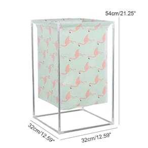 Cesto De Roupa Suja Inox Desmontável E Portátil – Organizador Para Lavanderia, Quarto E Brinquedos!