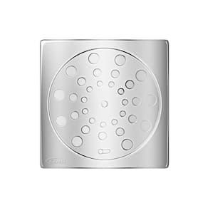 Grelha Ralo De Aço Inox Quadrada 150mm Com Fecho Censi