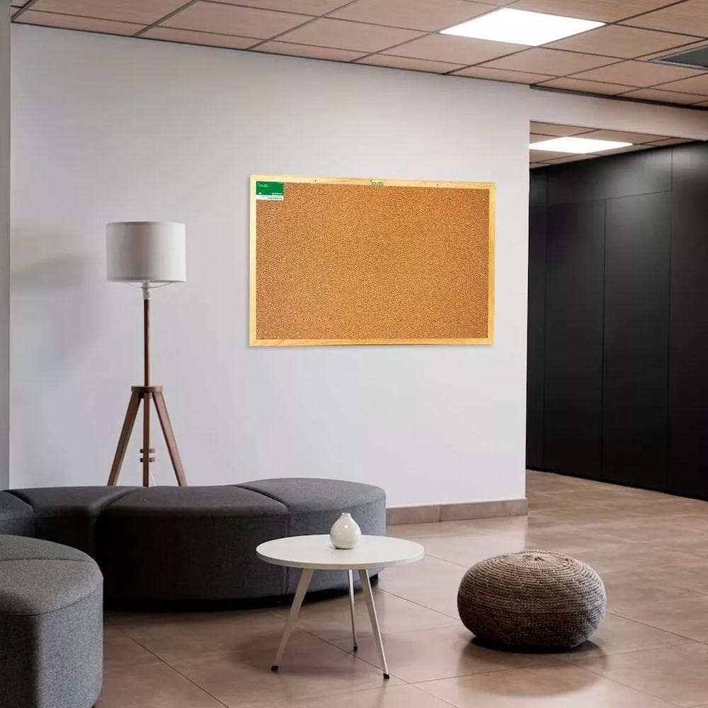 Sv6-quadro De Avisos De Cortiça 120x90cm Organize Informações