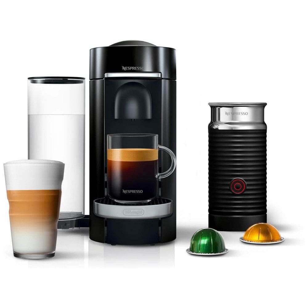Cafeteira Elétrica VertuoPlus by DeLonghi Expresso Automática 1L, 110v, NESTLE NESPRESSO ENV155BAE, Preto