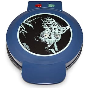 Máquina de Waffle Star Wars Yoda, Antiaderente, 110v, UNCANNY BRANDS, Azul