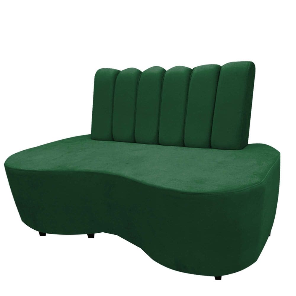 Sofa Curvo Feijão Organico Lisboa Verde