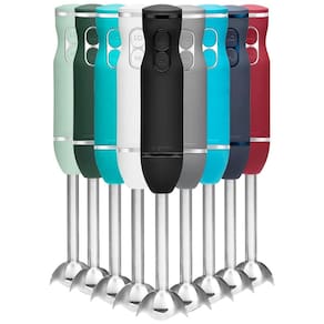 Mixer Portátil com 2 Velocidades, 300W, 110v, CHEFMAN Immersion Stick Hand Blender, Preto