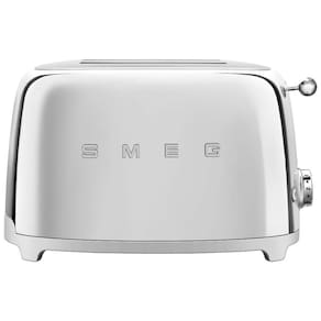 Torradeira Elétrica Retrô 2 Fatias com Função Descongelar, Aço Inoxidável, 110v, SMEG TSF01SSUS, Prateado