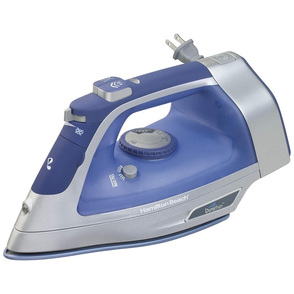 Ferro de Passar a Vapor, com Desligamento Automático e Anti Gotejamento, 1500W, 110v, HAMILTON BEACH 19803, Azul