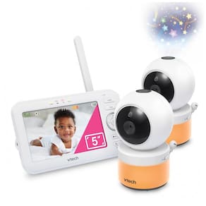 Babá Eletrônica, Monitor 270 com Luz Noturna Coloridas, VTECH VM5463 2, Branco