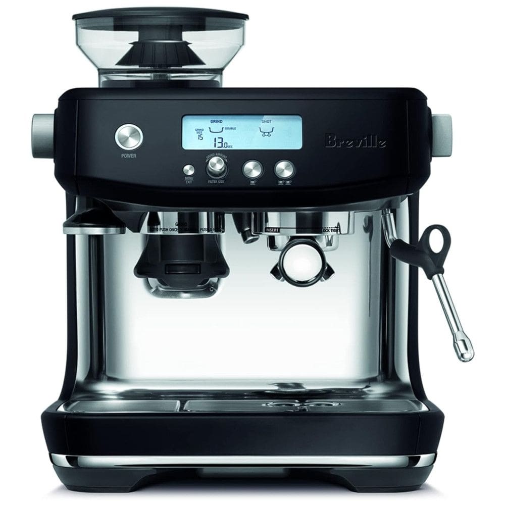 Cafeteira Elétrica Programável Barista Pro Expresso Automática com Visor LCD 1680W, 110v, BREVILLE BES878BTR1BUS1, Preto