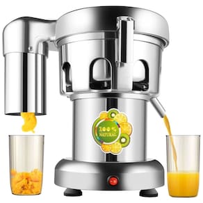 Centrífuga de Frutas, Aço Inoxidável, 370W, 110v, NICE CHOOSE, Prateado