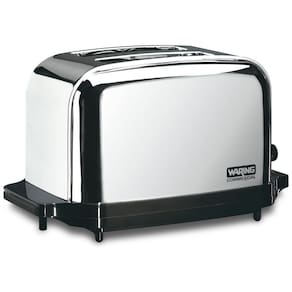 Torradeira Elétrica 2 Fatias com 15 Níveis de Tostagem, 110V 950W, Waring WCT702, Prata