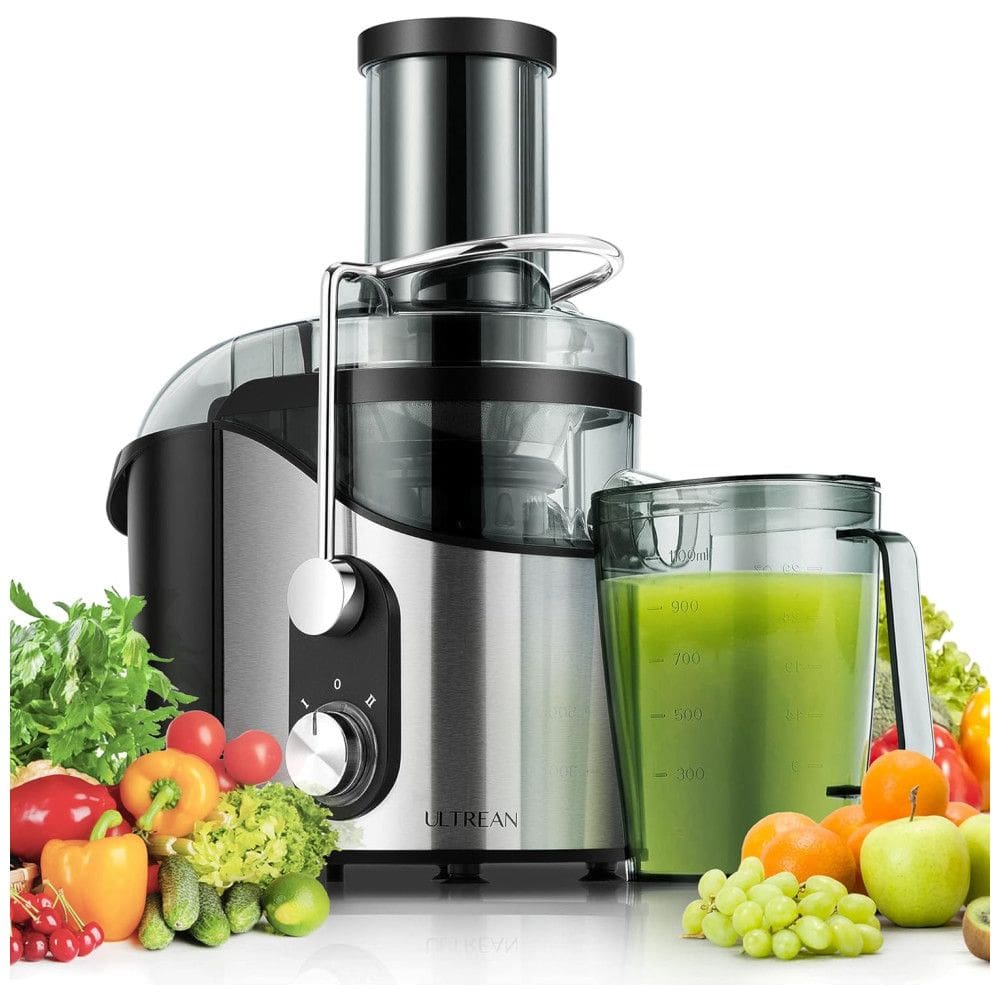 Centrífuga de Frutas com 2 Velocidades, Aço Inox, 800W, 110v, ULTREAN GS 329, Prateado