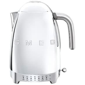 KFL04 Chaleira Elétrica 1,7L de Capacidade Aço Inoxidável, 2200W, Aço Inoxidável, 110v, SMEG KLF04SSUS, Prateado