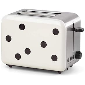 Torradeira Elétrica Vintage 2 Fatias com 6 Níveis de Tons, Branca Bolinha, 110v, KATE SPADE NEW YORK 875312, Branco