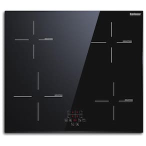 Cooktop de Indução de Embutir 4 Queimadores, 6400W, 220v, KARINEAR, Preto