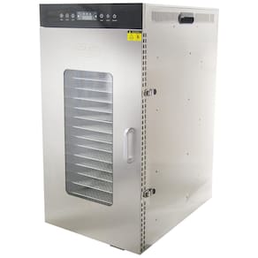 Desidratador de Alimentos Profissional com 20 Bandejas em Aço Inoxidável, 110V 1500W, Hakka