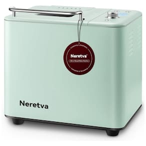 Panificadora Automática 20 em 1 com Controle Digital e 2 Tamanhos de Pão, 110V 565W, Neretva, Verde