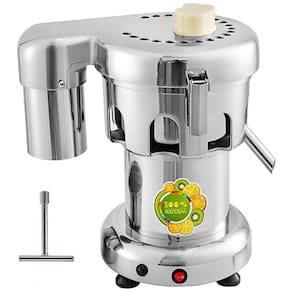 Centrifuga de Frutas e Vegetais Profissional em Aço Inoxidável, 110V, VBENLEM, Prata