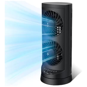 Ventilador de torre KopBeau para quarto, ventiladores de resfriamento oscilantes de 42 polegadas com ventilador potente de piso sem lâmina