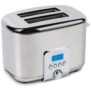 Torradeira Elétrica, Aço Inoxidável, 2 Fatias, 6 Níveis Sombra, 110v, ALL CLAD TJ822D51, Prateado
