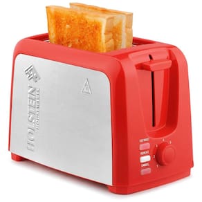 Torradeira Elétrica 2 Fatias com 7 Níveis de Tostagem, 110V, Holstein Housewares, Vermelha