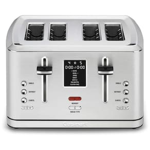 Torradeira, com 4 fatias, 1800W, aço inoxidável, 110v, CUISINART CPT 740, Prateado