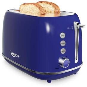 Torradeira 2 Fatias com Função Bagel 6 Níveis 825W, 110v, KEENSTONE, Azul
