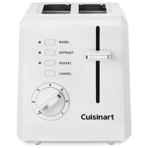 Torradeira Elétrica, Compacta 2 Fatias, Branca, 110v, CUISINART CPT 122, Branco