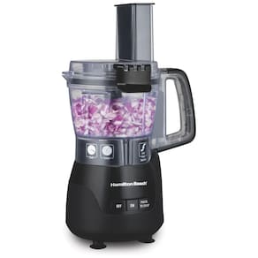 Processador de Alimentos Compacto 1 L Aço Inox, 250W, 110v, HAMILTON BEACH 70510, Preto