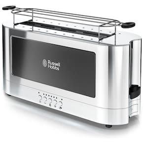 Torradeira de 2 Fatias com 6 Níveis de Tostagem, 1200W, 110v, RUSSELL HOBBS TRL9300BKR, Preto