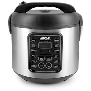 Panela Elétrica de Arroz, 4,7 L, 450W, preta, 110v, AROMA HOUSEWARES ARC 5200SB, Preto