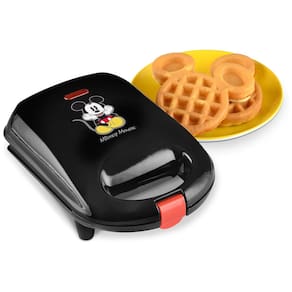 Máquina de Waffle 9 Mickey, 110v, DISNEY DCM 9, Preto