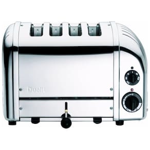 Torradeira 4 Fatias Inteligente e Versátil, 1250W, Cromada, 110v, DUALIT 40415, Prateado
