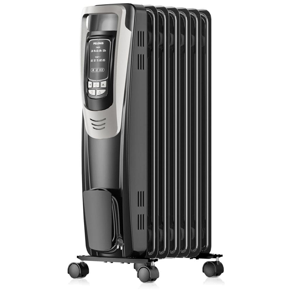 Aquecedor Elétrico a Óleo com 5 Configurações de Temperatura, 110V 1500W, PELONIS NY1507 14A, Preto