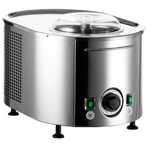 Lussino Sorveteira Elétrica, Capacidade 2L, 100W, 110v, MUSSO mini 4080, Cinza escuro