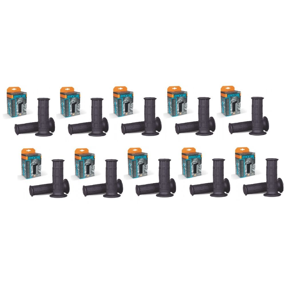 KIT COM 10 PARES MANOPLA ADVENTURE II NXR 160 Bros 2015 2016 2017 2018 2019 PRETA WESTER