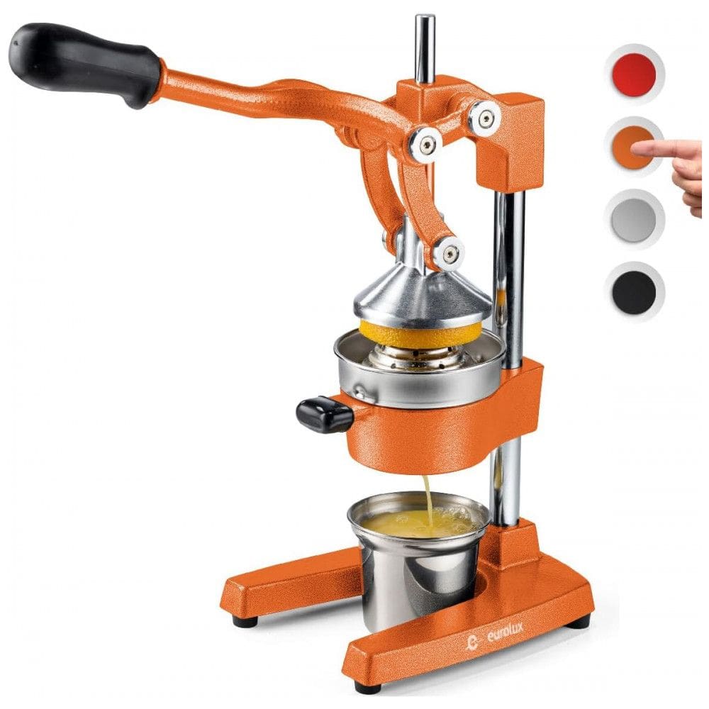 Espremedor de Frutas Profissional Manual Eurolux em Aço Inoxidável, Laranja