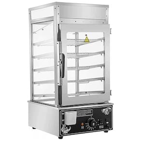 Máquina de Hot Dog Profissional em Aço Inoxidável, 110V, TECHTONGDA, Prata
