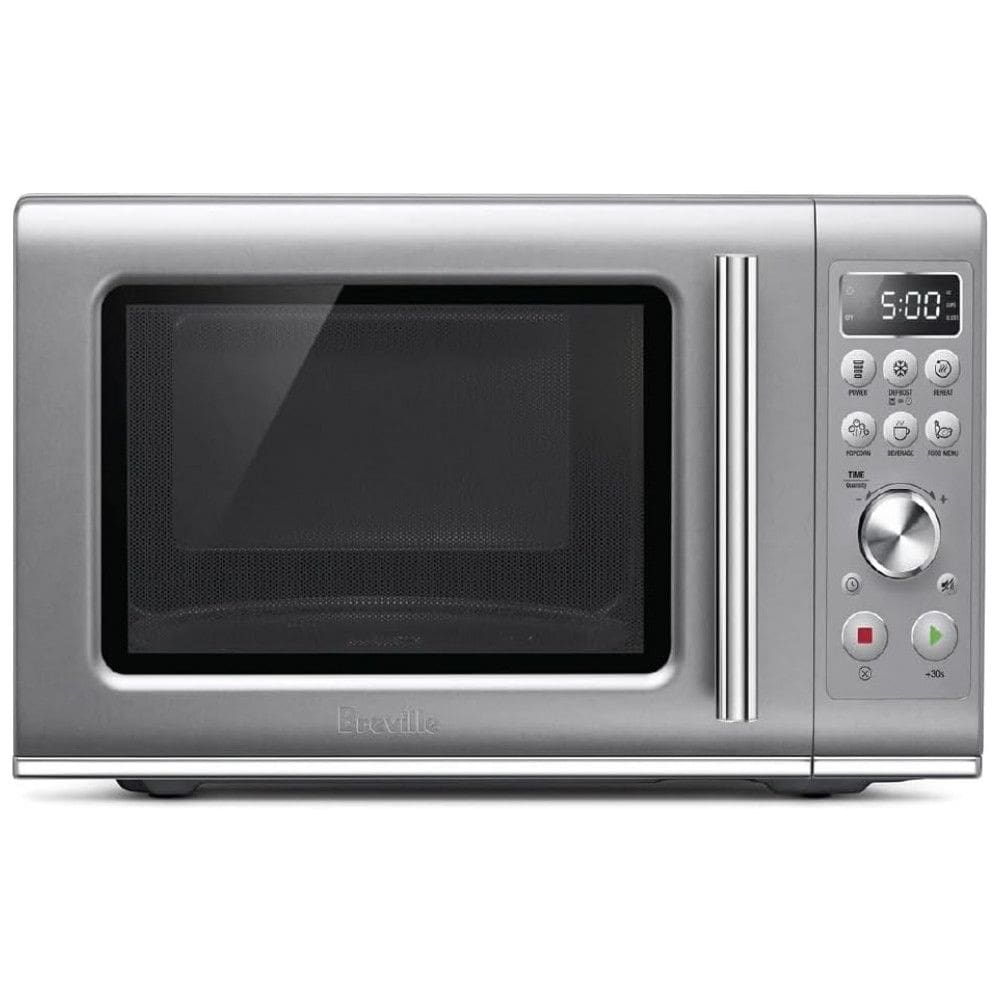 Micro ondas BMO650SIL de Bancada 45 Litros Multifuncional de Aço Inoxidável, 900W, 110v, BREVILLE BMO650SIL1BUC1, Prateado