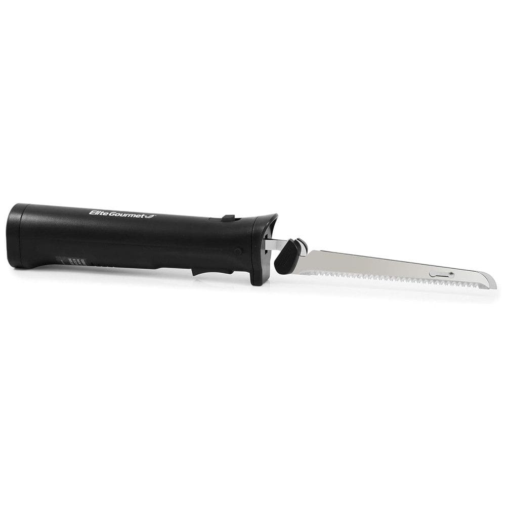 Faca Elétrica em Aço Inoxidável, 110v, ELITE GOURMET BY MAXI MATIC EK9810, Preto