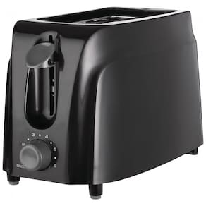 Torradeira Elétrica 2 Fatias com 6 Níveis de Tostagem, 110V 760W, Brentwood, Preta