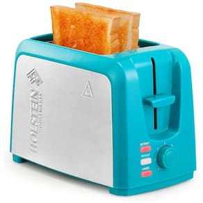 Torradeira Elétrica 2 Fatias com 7 Níveis de Tostagem, 110v, HOLSTEIN HOUSEWARES HH 09101025E, Azul